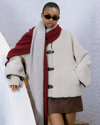 Manteau Oversize Ecru Simon