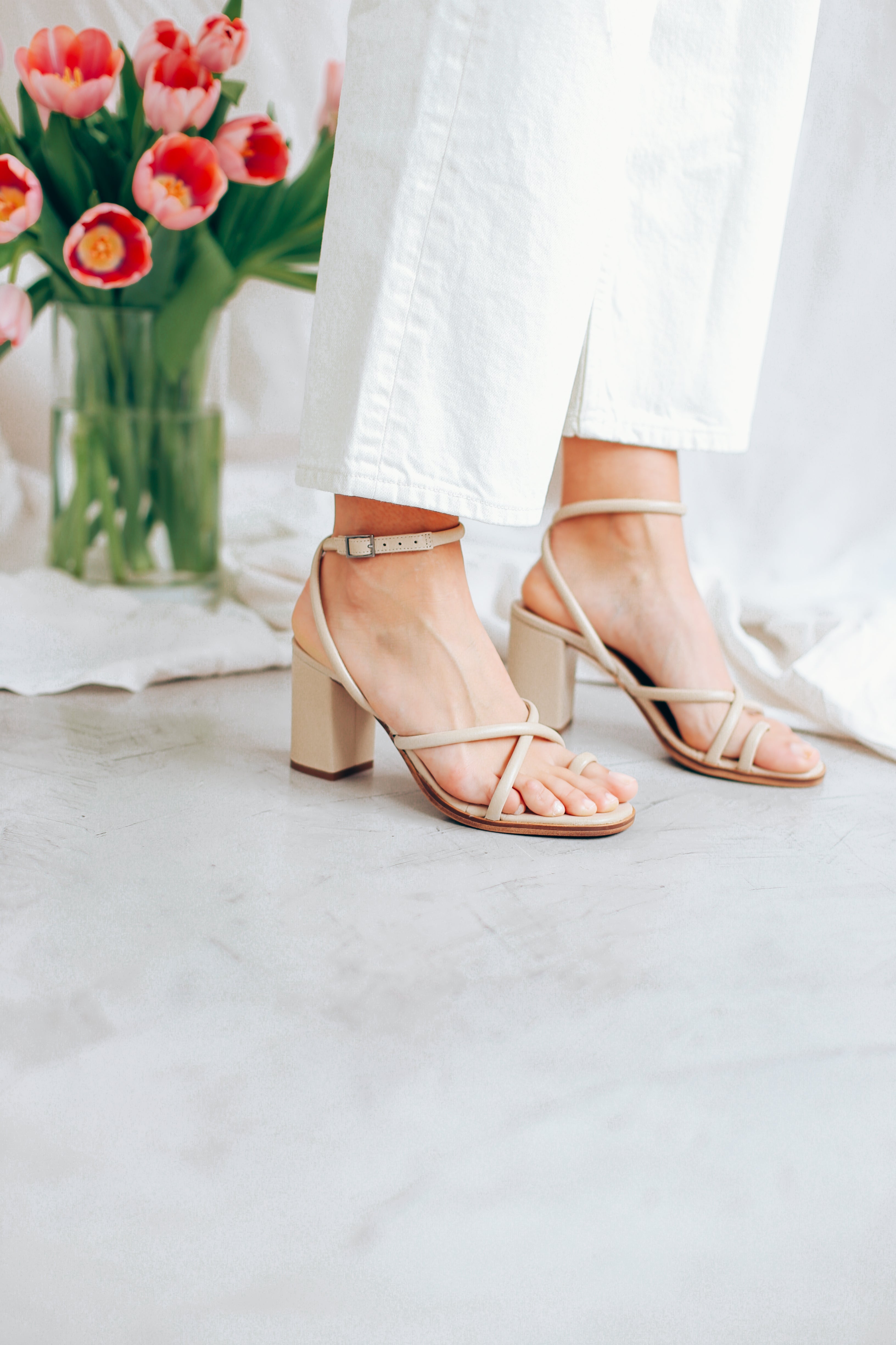 Sandales À Talons Mara - Beige