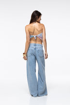 Jeans Sidney - Strass Bleu