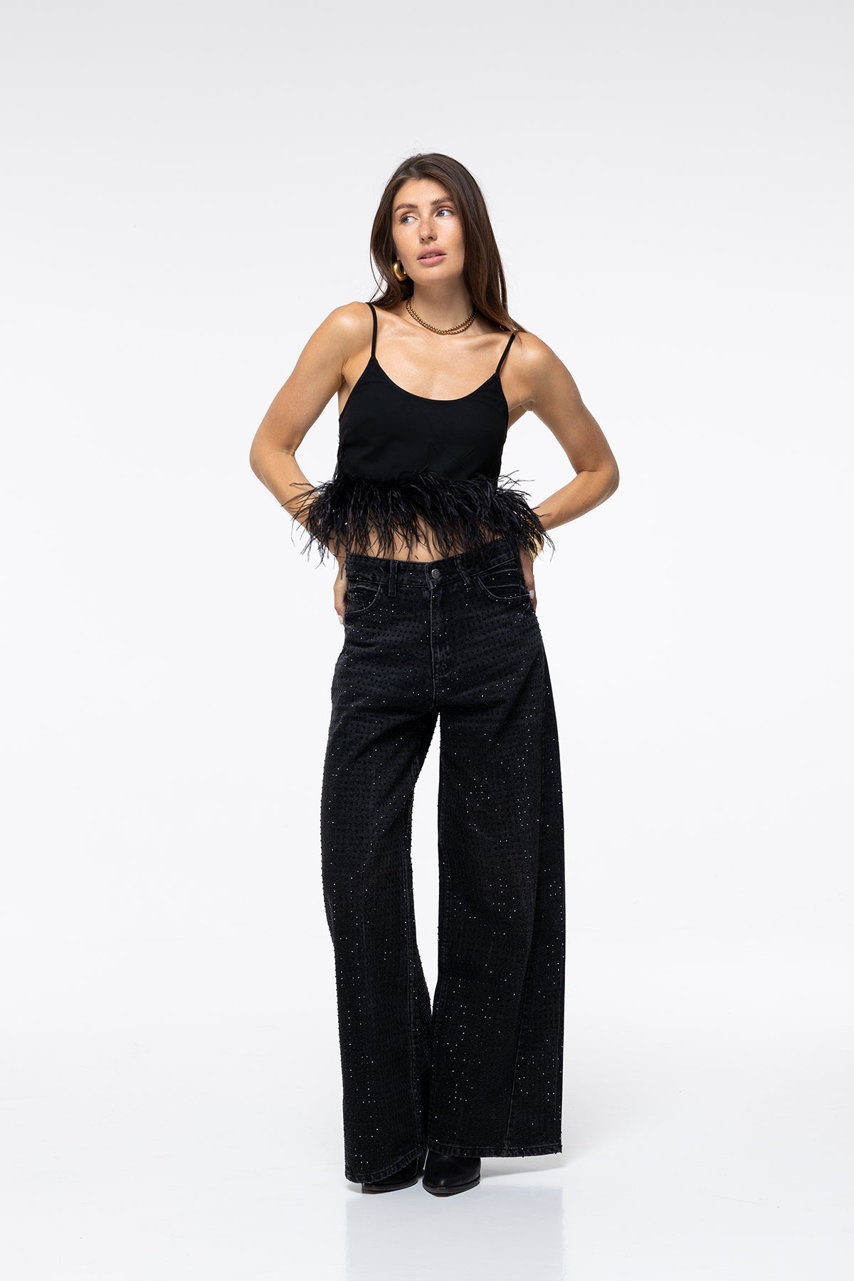 Jeans Sidney - Strass Noir