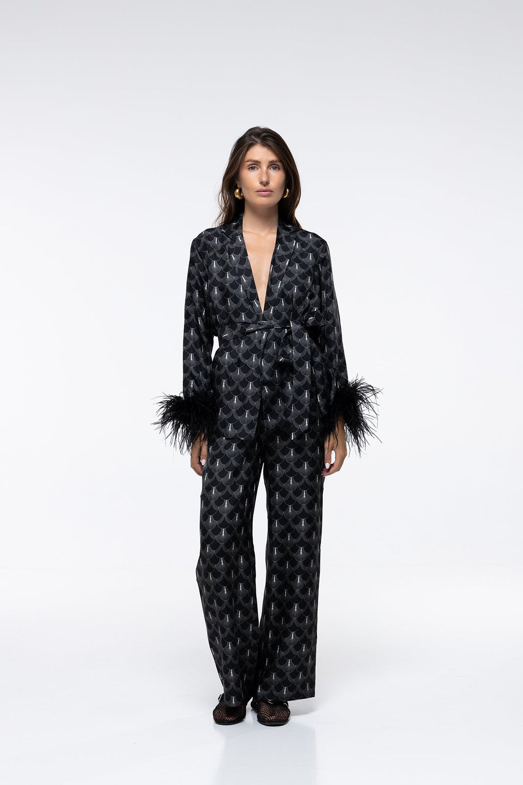 Pantalon Kenza - Black Peacock