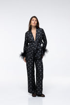 Pantalon Kenza - Black Peacock