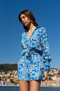 Chemise Amber - Bleu Aztec