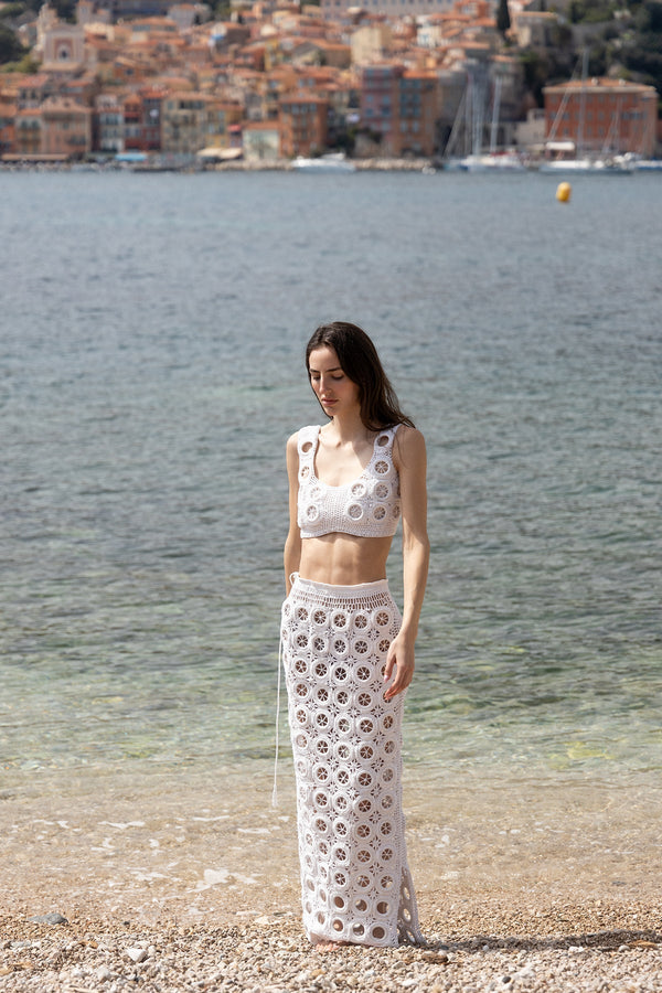 Ensemble - Crochet Blanc