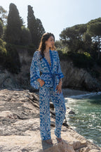 Kimono Dalia - Bleu Aztec