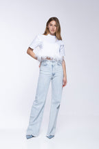 Tee-Shirt Plumes - Blanc