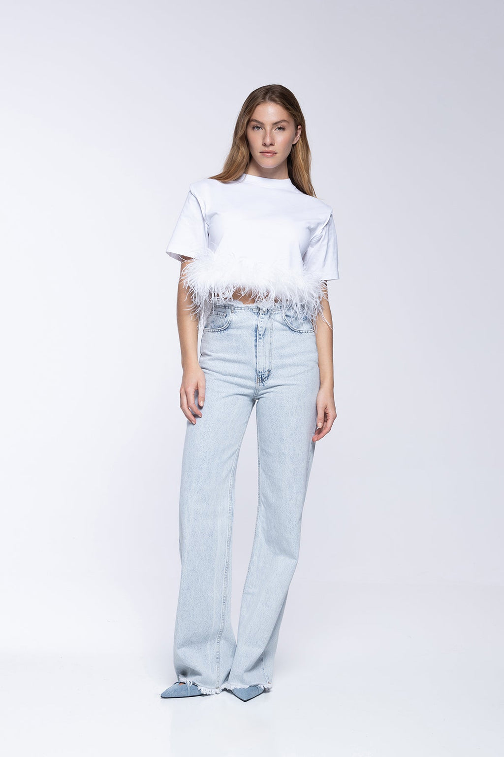 Tee-Shirt Plumes - Blanc
