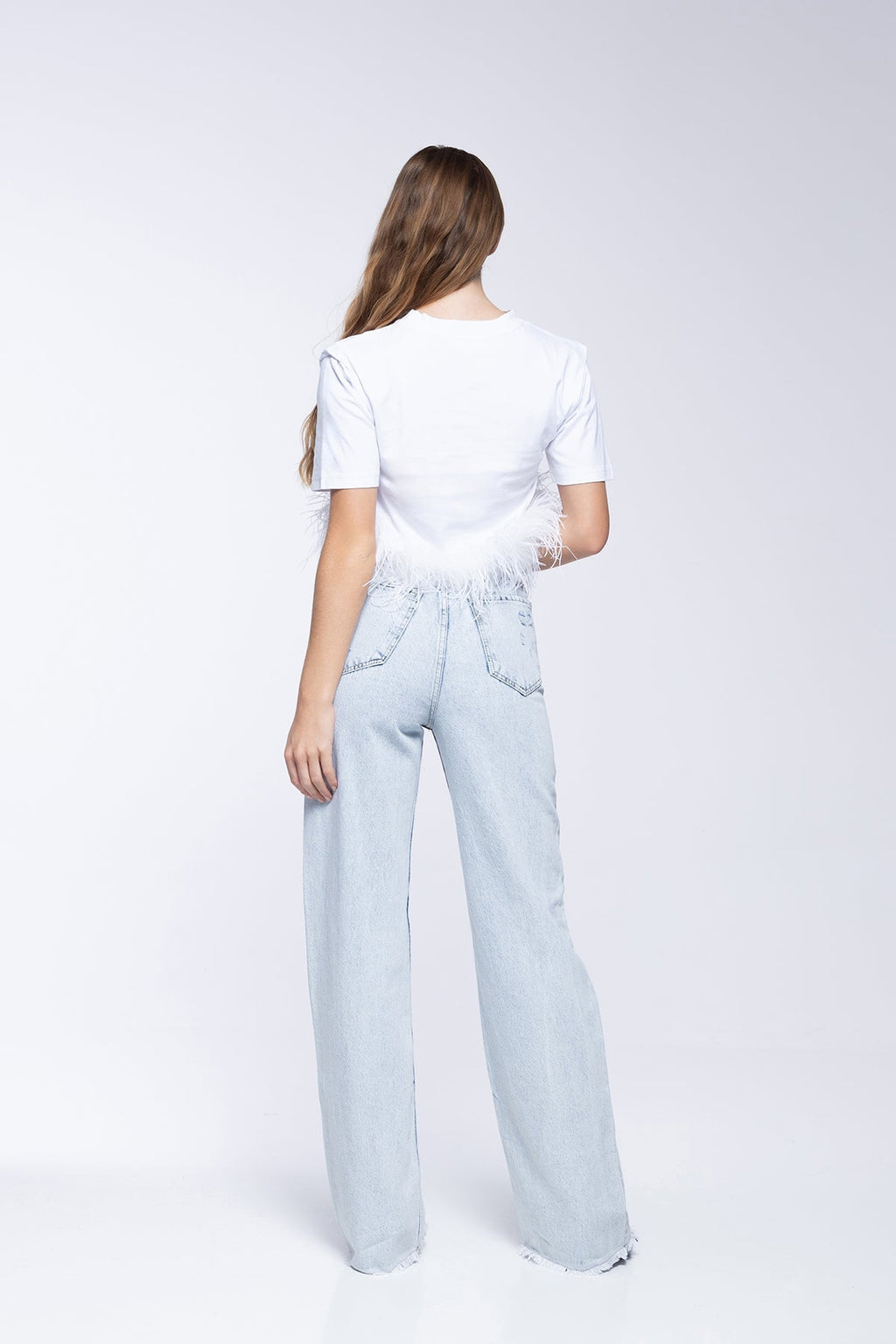 Tee-Shirt Plumes - Blanc