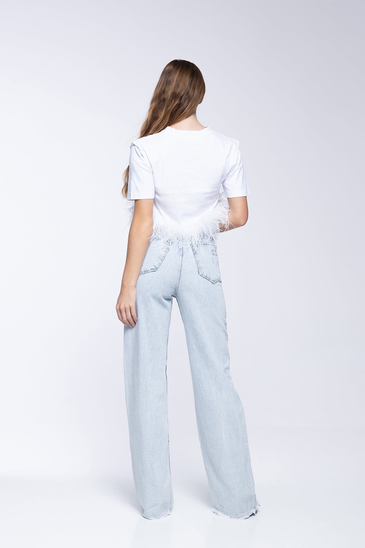 Tee-Shirt Plumes - Blanc
