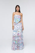 Jupe Thea - Paisley Floral Patch