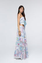 Jupe Thea - Paisley Floral Patch