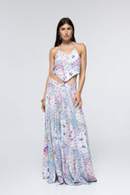 Top Kendall - Paisley Floral Patch