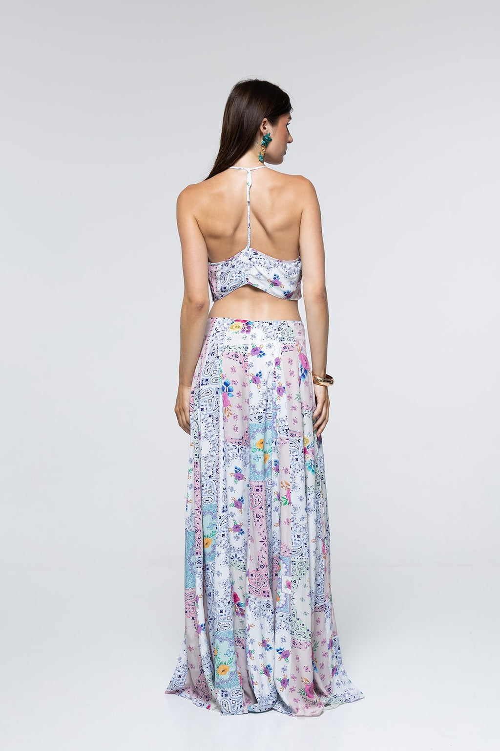 Jupe Grace - Paisley Floral Patch