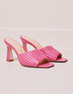 Mule en cuir fuchsia Martha - M.Moustache