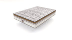 Renaissance - Ensemble Matelas + Sommier - Blanc/Marron
