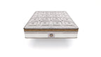 Renaissance - Ensemble Matelas + Sommier - Blanc/Marron