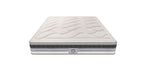 Cheverny - Ensemble Matelas + Sommier - Blanc/Gris