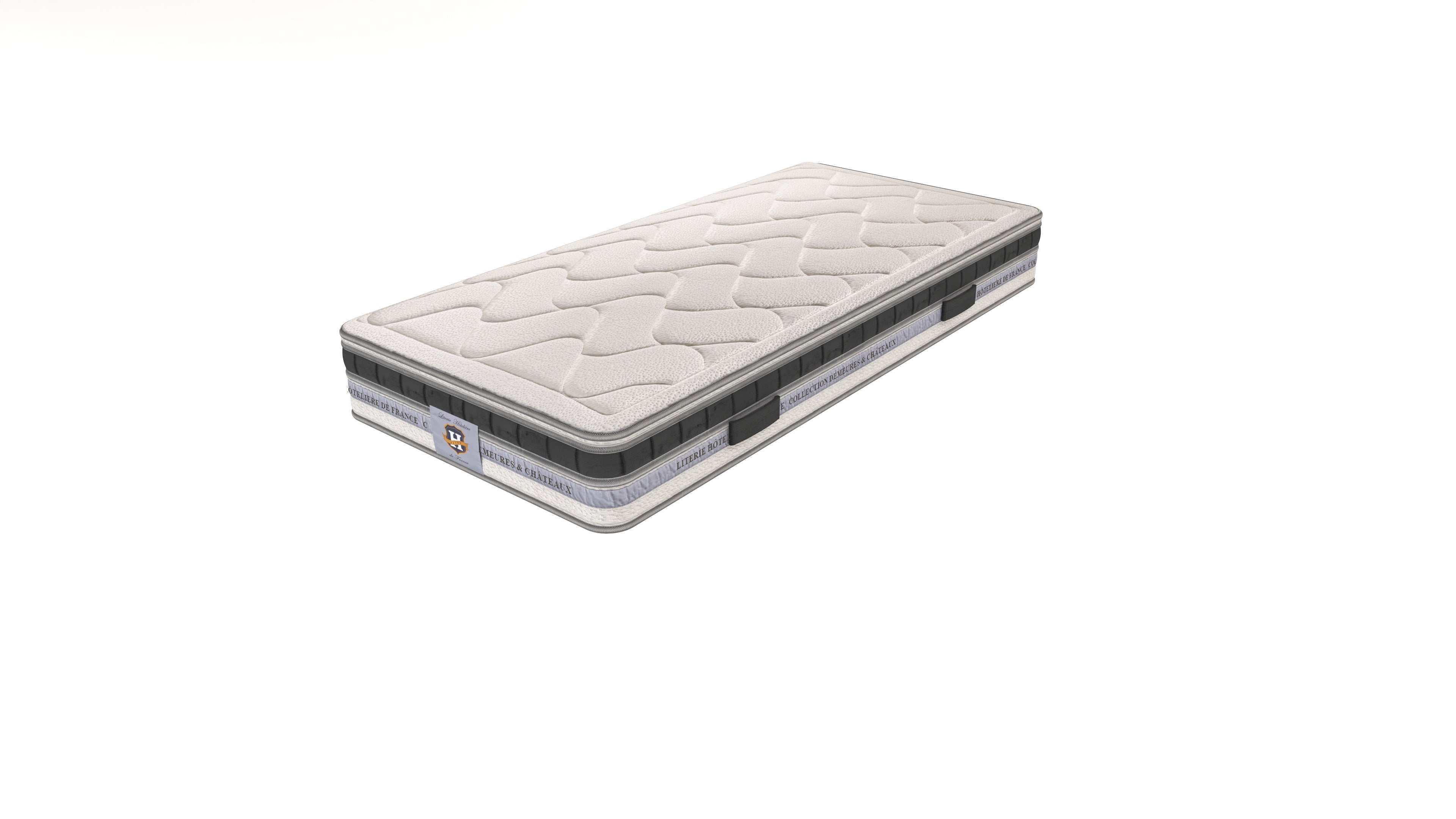 Cheverny - Matelas - Blanc/Gris