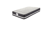 Chinon - Ensemble Matelas + Sommier - Blanc/Gris