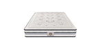 Chambourcy - Ensemble Matelas + Sommier - Blanc/Noir