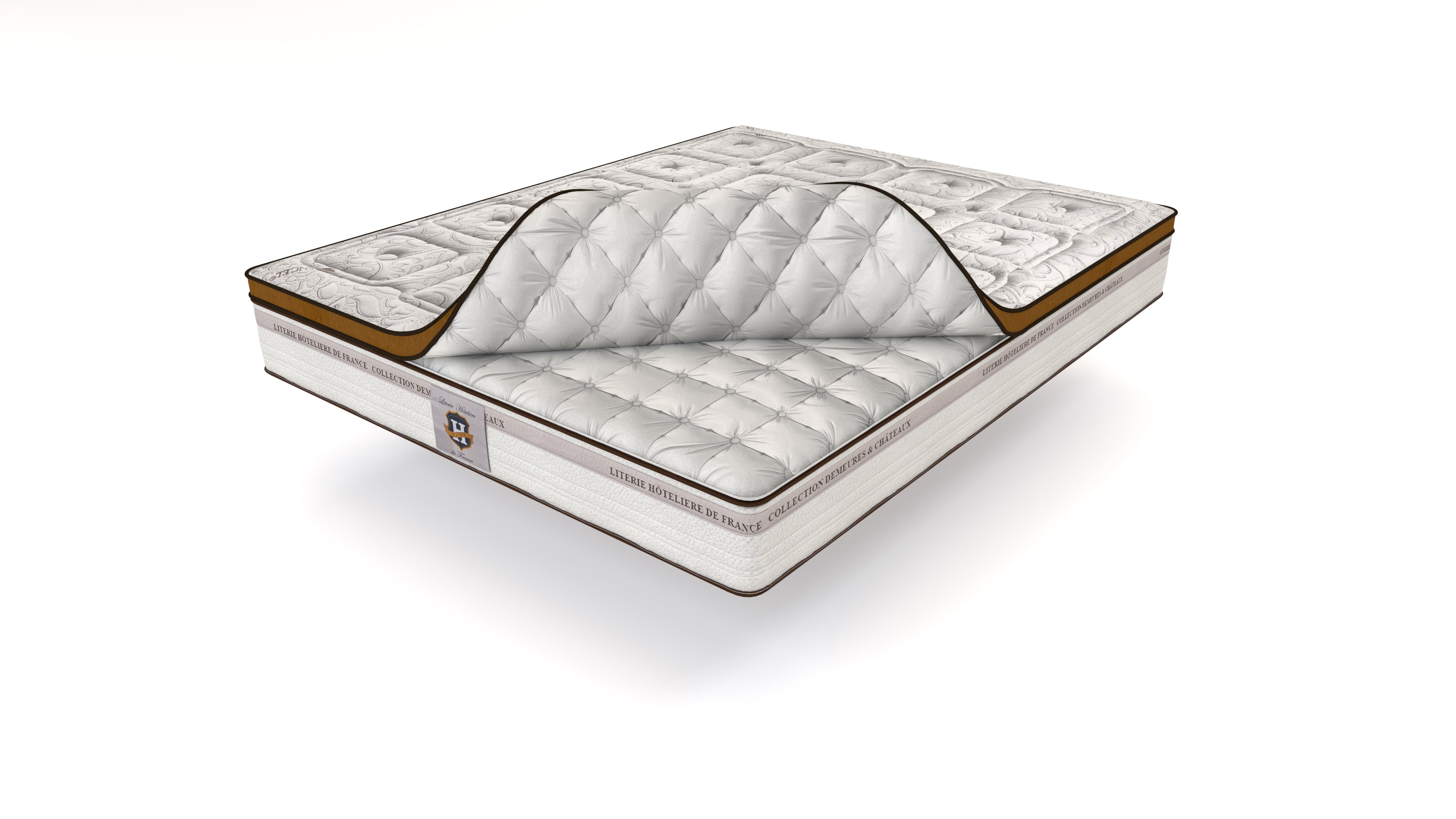 Renaissance - Matelas - Blanc/Marron