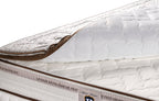 Renaissance - Ensemble Matelas + Sommier - Blanc/Marron