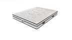 Chambourcy - Ensemble Matelas + Sommier - Blanc/Noir