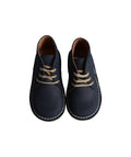 Chaussures Garçon Derbies À Lacets Médéric - Nubuck Bleu Marine - Garçon