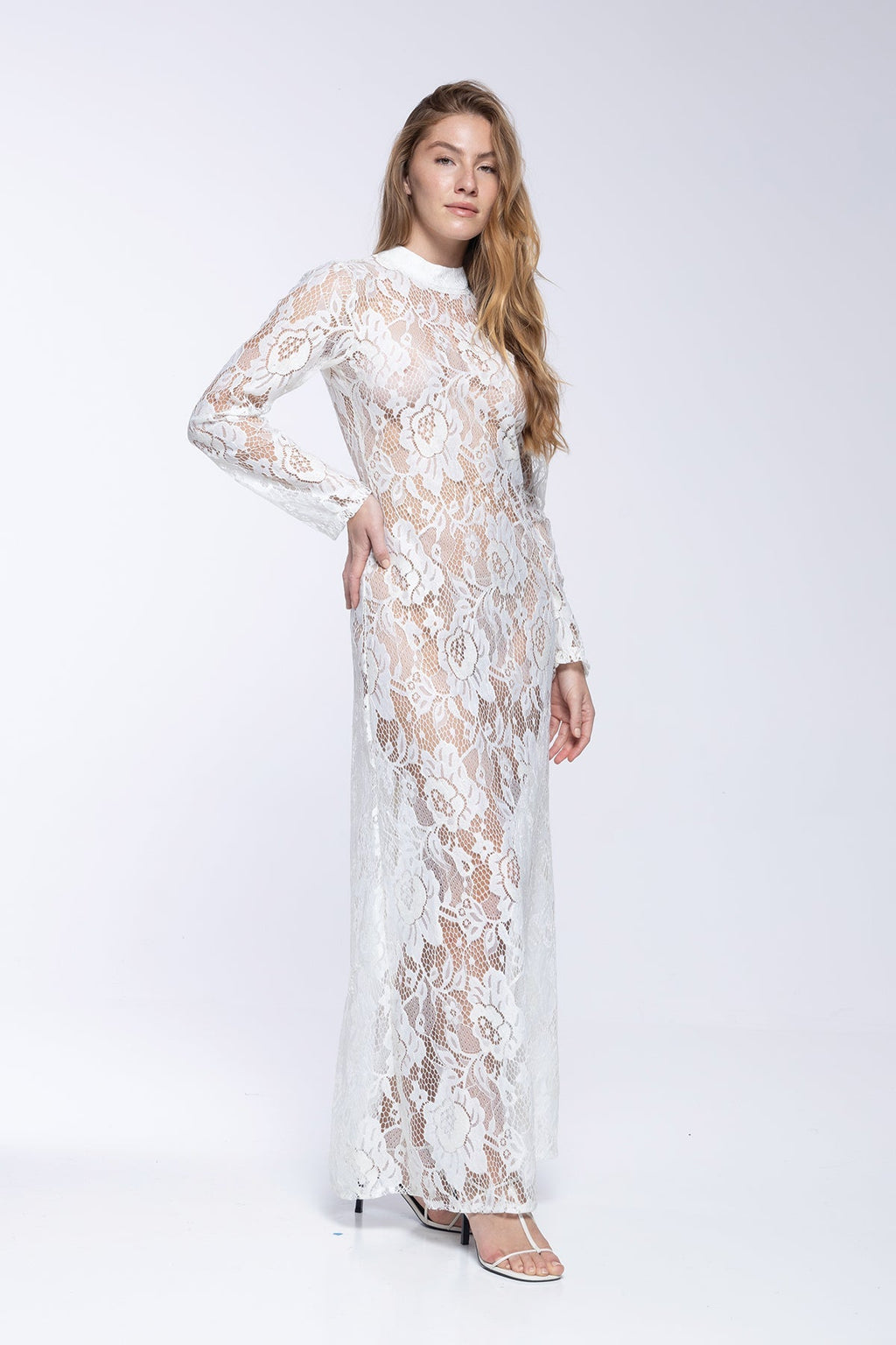 Robe Meli - White Laces