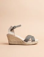 Espadrilles Minorque Bride - Kaki - Femme