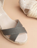 Espadrilles Minorque Bride - Kaki - Femme