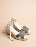 Espadrilles Minorque Ruban - Kaki - Femme