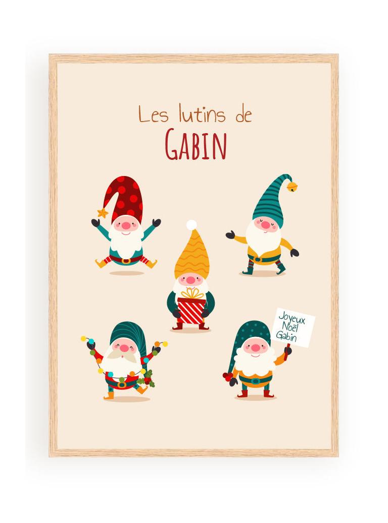 Affiches Personnalisées - Lutins (Spécial Noël)
