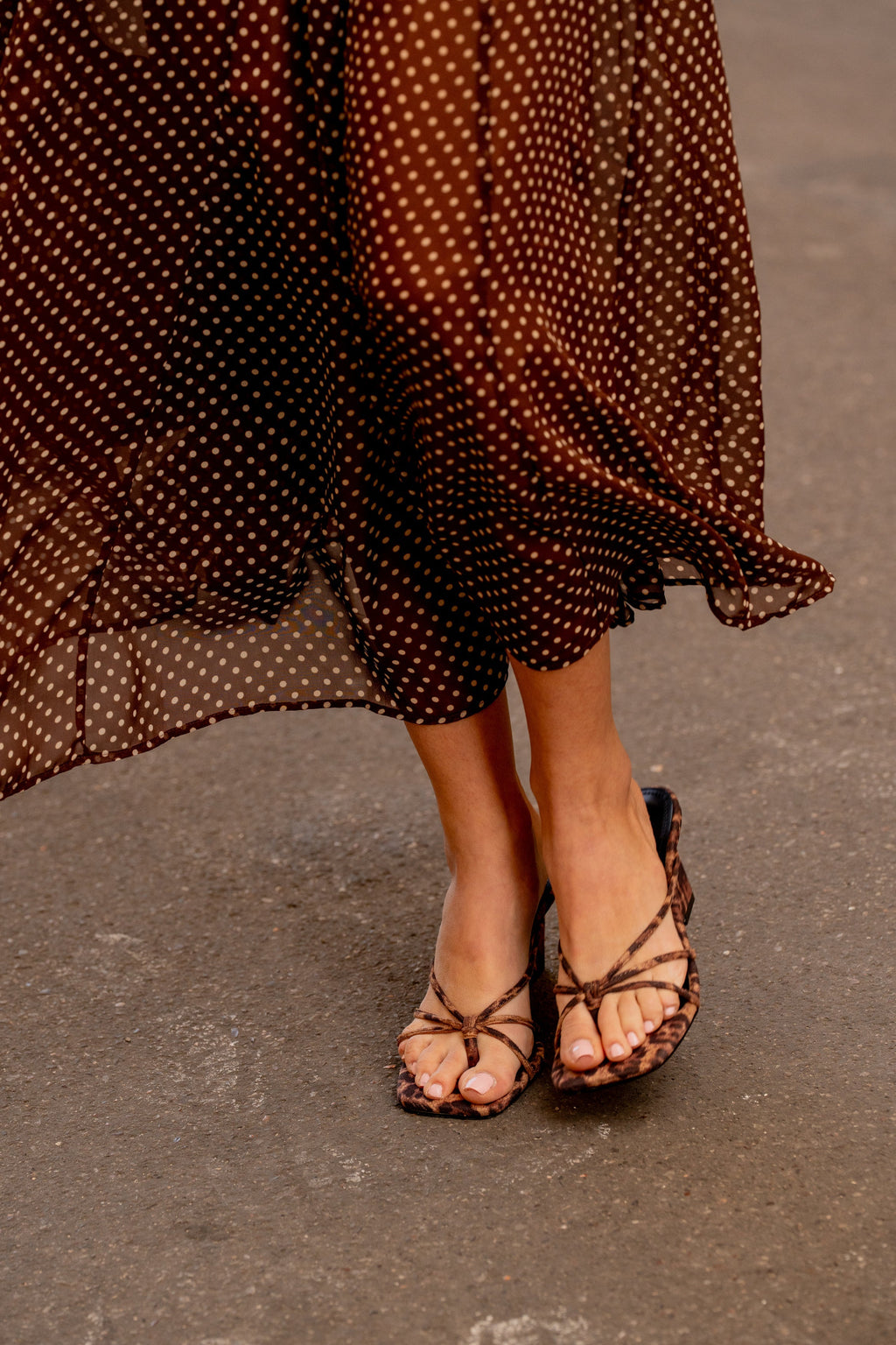 Mules Compensées Gia - Leopard