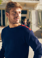 Marie Sixtine - Pull Mixte Laine Mérinos Mae - Navy