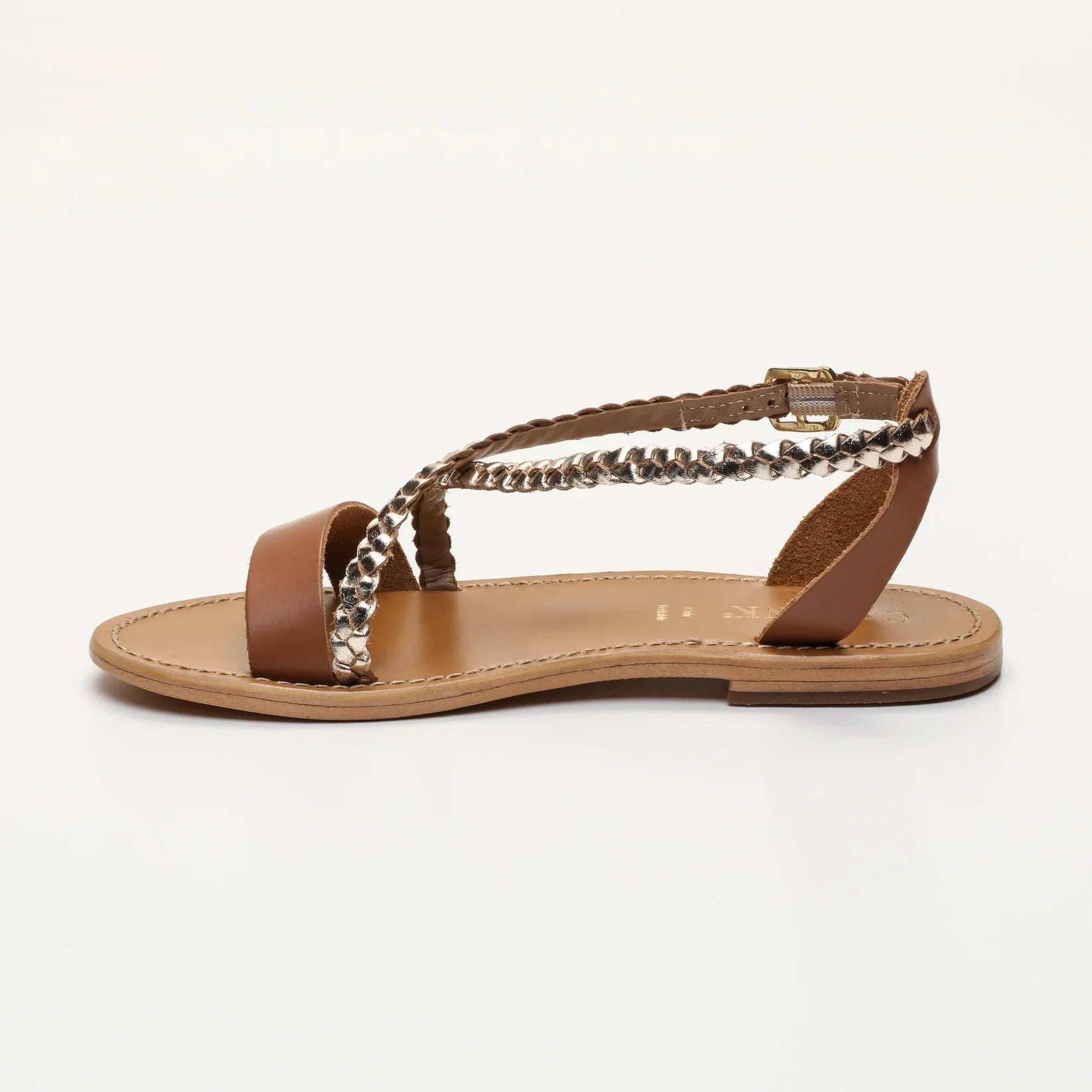 Sandales Nadeen - Camel / Gold