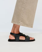 Mules Addaia Negro Malla-Verde