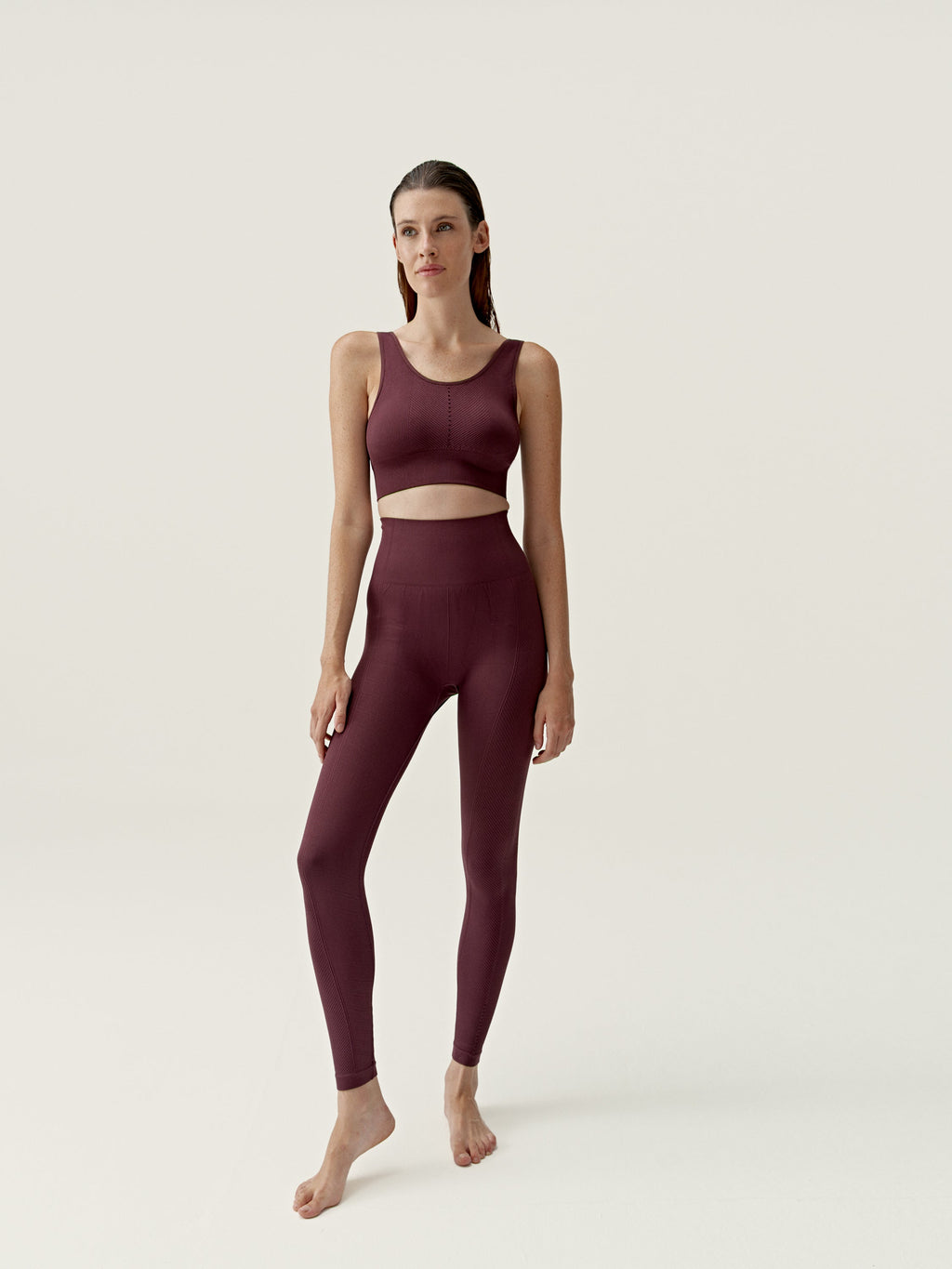 Legging Naisha - Cerise Noire - Femme