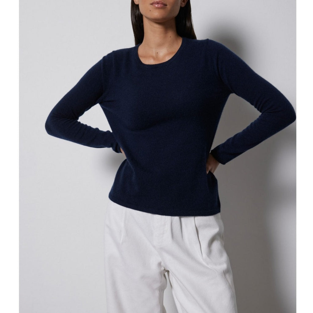 Notshy - Pull Col Rond Nami - Bleu Nuit