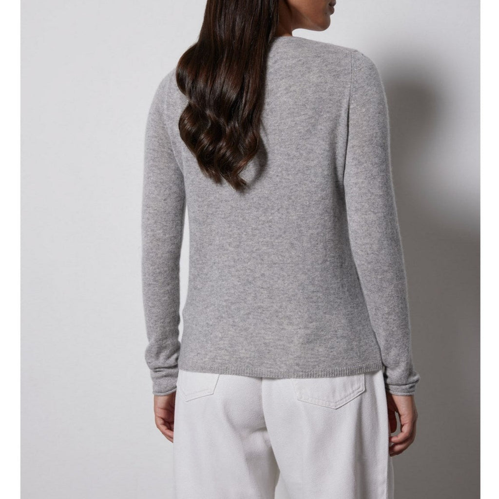 Notshy - Pull Col Rond Nami - Gris Chine Clair