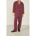 Pantalon Droit - Carreaux Tendresse - Femme