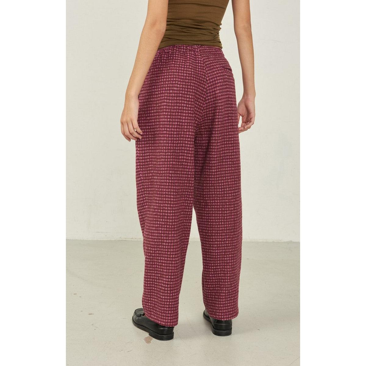 Pantalon Droit - Carreaux Tendresse - Femme