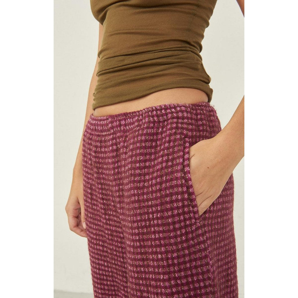 Pantalon Droit - Carreaux Tendresse - Femme