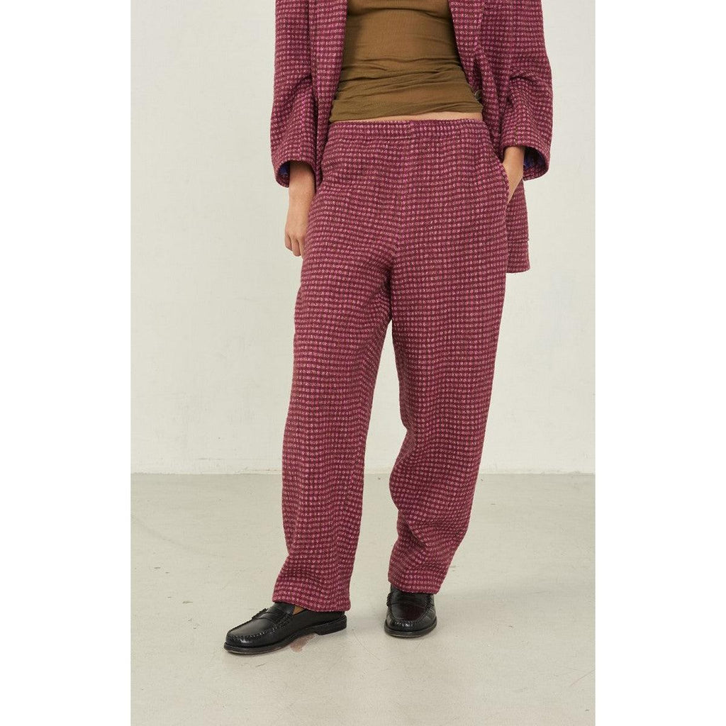 Pantalon Droit - Carreaux Tendresse - Femme