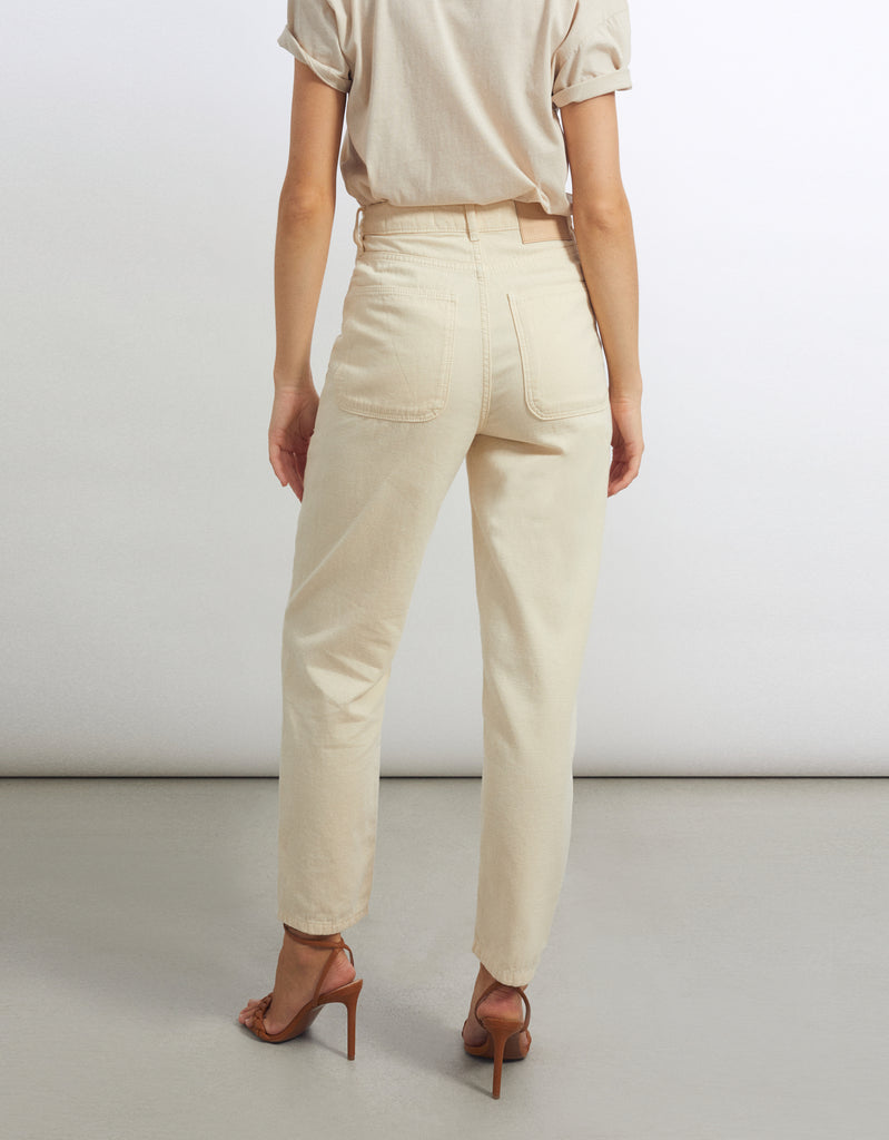 Reiko - Jean Tapered Naomi Color - Milkshake - Femme