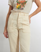 Reiko - Jean Tapered Naomi Color - Milkshake - Femme