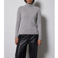 Notshy - Pull Col Roulé Nao - Gris Chine Clair