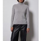 Notshy - Pull Col Roulé Nao - Gris Chine Clair