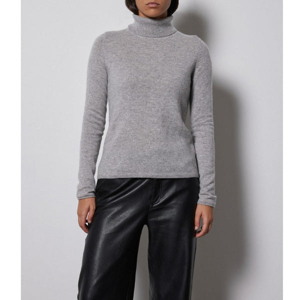 Notshy - Pull Col Roulé Nao - Gris Chine Clair