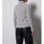 Notshy - Pull Col Roulé Nao - Gris Chine Clair